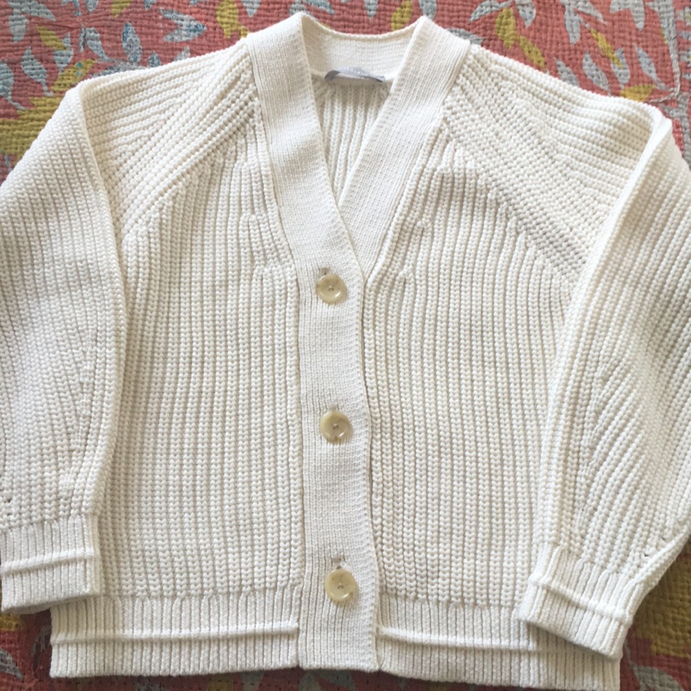 Everlane The Texture Cotton Cardigan